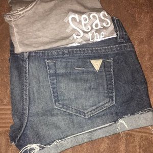 Guess jean shorts